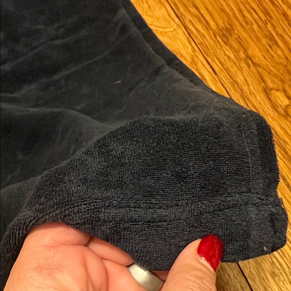 Nike Terry Cloth Blue Capris - Picture 5 of 5